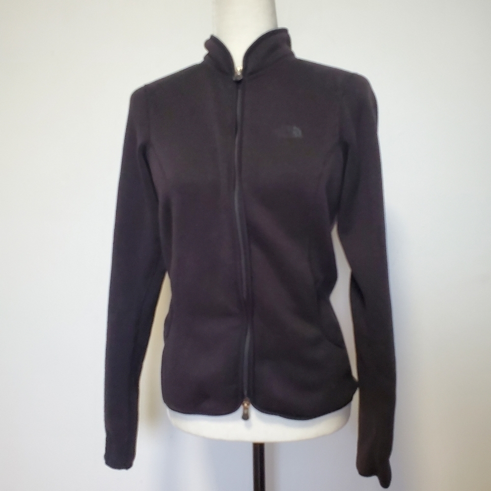 The North Face Women's Charcoal Zip Up Sweater Jacket